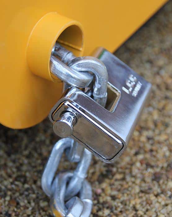 Wheel Clamp With 75mm Shutter Lock